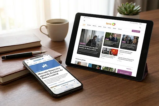 Clipping e resultados de mídia expostos em dispositivos móveis e tablet